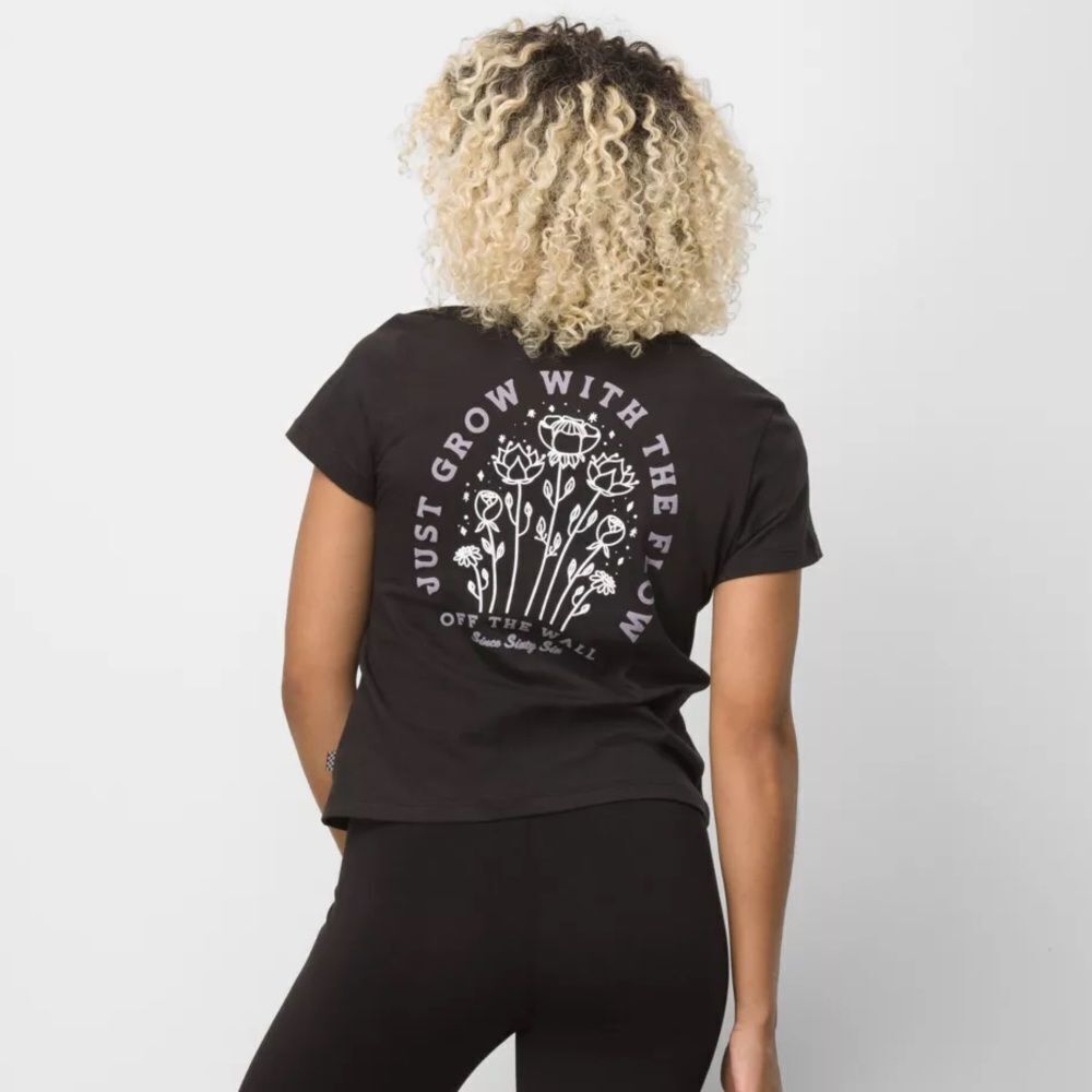VANS Night Shade Mini Tee In Black Wash
